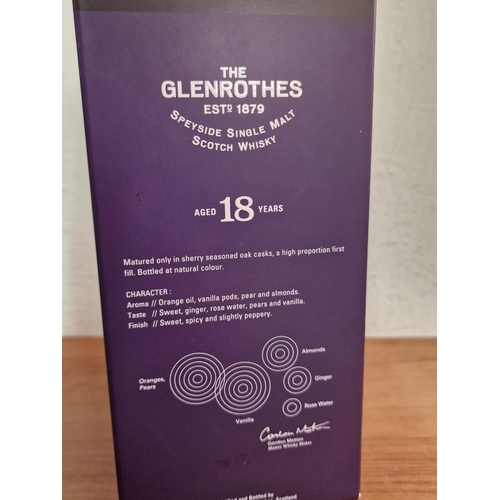 9B - The Glenrothes 18 Year Speyside Single Malt Scotch Whisky, 700ml, 43%, in Original Box