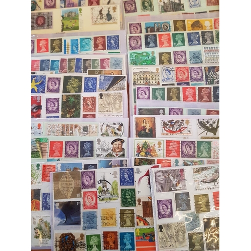 169 - Huge Collection of Approx 500pcs of Vintage and Retro English Stamps (40x Pages with Approx 15pcs ea... 