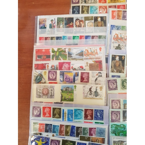 169 - Huge Collection of Approx 500pcs of Vintage and Retro English Stamps (40x Pages with Approx 15pcs ea... 