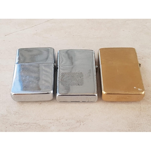 298 - Collection of 12 x Zippo Style Lighter in Various Pattern Colour and Brand