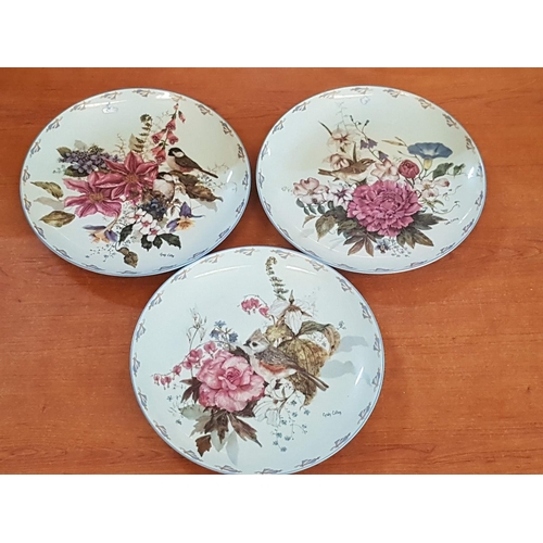 356 - W.S George Porcelain Decorative Plates inc; 