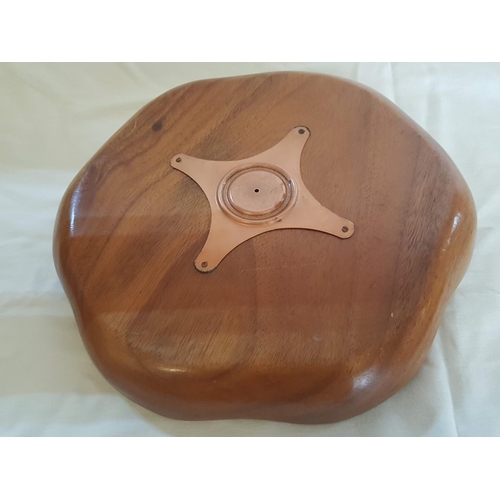 378 - Solid Wood Snack Bowl (Ø35cm)