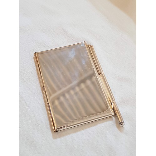 317 - Silver Plated Mini Notebook, Silver Plated Elegant Toothpick Holder and Silver Plated Photo Frame (3... 