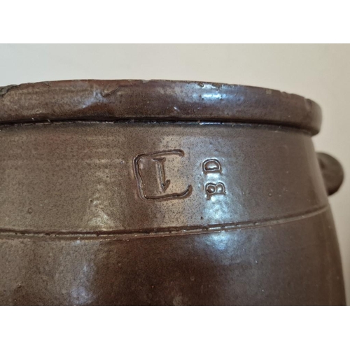 132 - Large Vintage French Preserving Crockpot, (Approx. H: 42cm, Ø: 30cm)