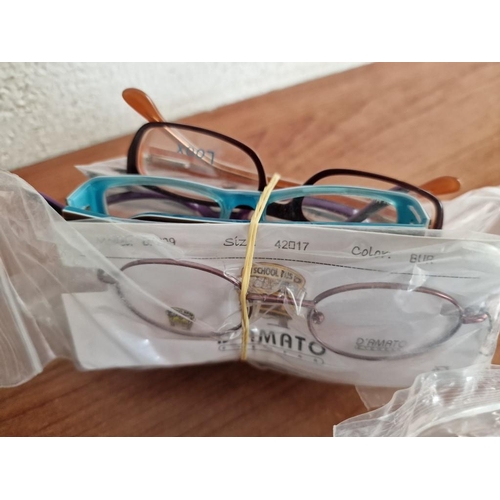 82 - Box with Large Qty of Assorted Ophthalmic Frames, (Approx. 100pcs), Unused / Demo