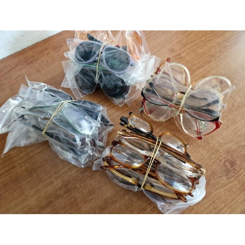 85 - Box with Qty of Assorted Ophthalmic Frames &/or Sunglasses, (Approx. 50 pcs), Unused / Demo