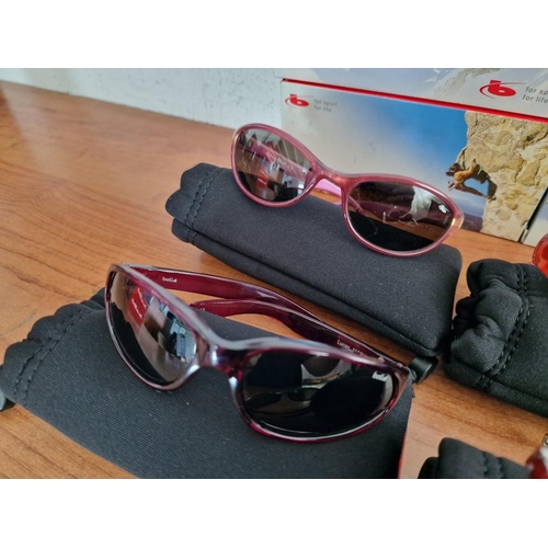 91 - Collection of 5 x Assorted BOLLE Children's Sunglasses in Soft Cases & Original Boxes, Unused, (5)