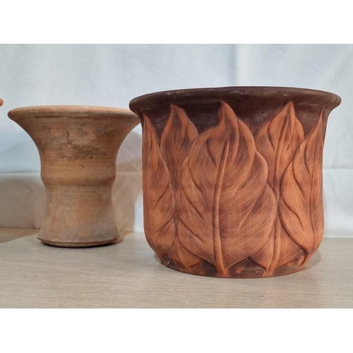 101 - Collection of 4 x Assorted Terracotta Garden Pots / Planters, (Tallest Approx. H: 25cm), (4)