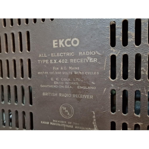 151 - Vintage EKCO Radio, Type E.X. 402 Receiver, (Approx. 59 x 30 x 39cm)