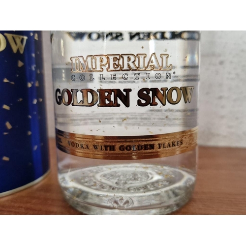 14 - Imperial Collection 'Golden Snow' Russian Vodka (with Golden Flakes), 1Ltr, 40%, in Original Box