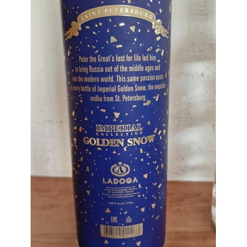 14 - Imperial Collection 'Golden Snow' Russian Vodka (with Golden Flakes), 1Ltr, 40%, in Original Box