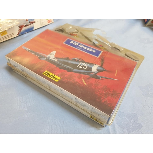 79 - 3 x Model Aircraft Kits. A/F Missing Plane Parts (Red Arrows).