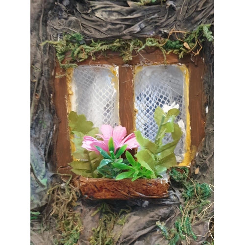 121 - Rustic Hobbit Doll House, Hand Made (DIY) Mini Hobbit House (Approx 82 x 63cm)