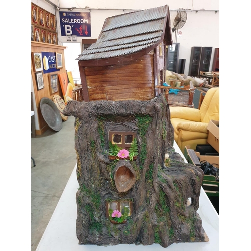 121 - Rustic Hobbit Doll House, Hand Made (DIY) Mini Hobbit House (Approx 82 x 63cm)