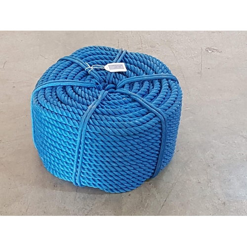 169 - Plastic Reel Rope HDPE, Blue (For Marine)