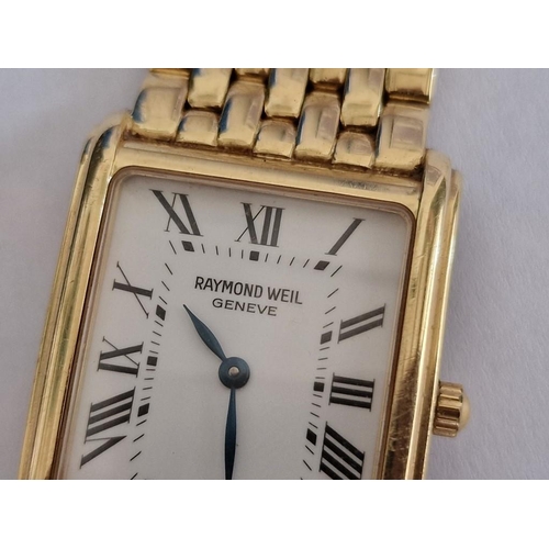 75 - 18ct Gold Raymond Weil Toccata Wrist Watch on 18ct Gold (.750) Bracelet Strap, Quartz Movement * Run... 