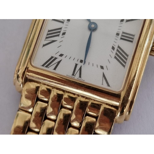 75 - 18ct Gold Raymond Weil Toccata Wrist Watch on 18ct Gold (.750) Bracelet Strap, Quartz Movement * Run... 