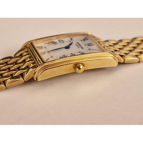 75 - 18ct Gold Raymond Weil Toccata Wrist Watch on 18ct Gold (.750) Bracelet Strap, Quartz Movement * Run... 