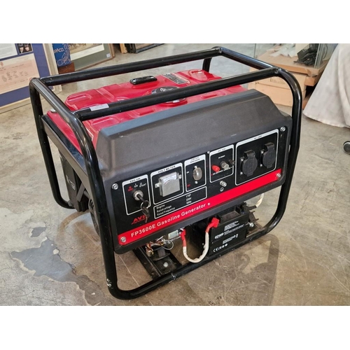 78 - FP3600E Gasoline Generator, 3 KW with Electric Start, (Purchased New by Seller in Feb 22)