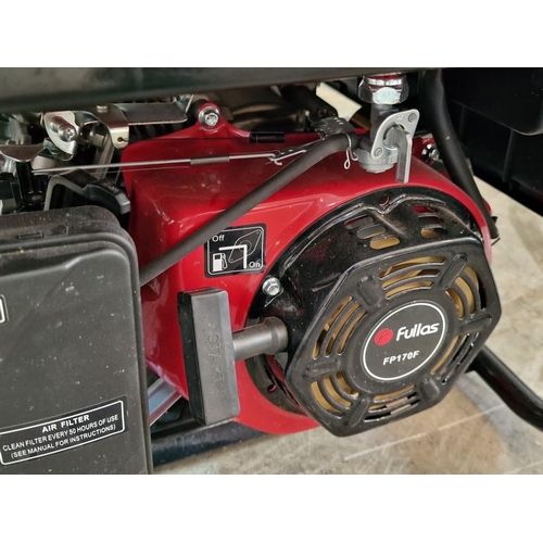 78 - FP3600E Gasoline Generator, 3 KW with Electric Start, (Purchased New by Seller in Feb 22)