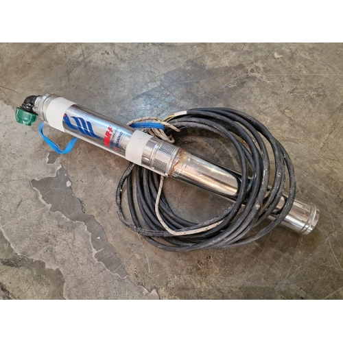 78A - Pedrollo 4SRF/12F Floating Impeller Bore Hole Submersible Pump, (Made in Italy), Purchased by Seller... 