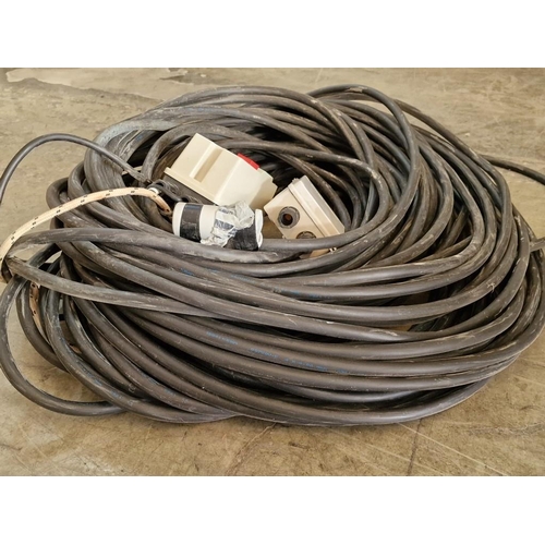 78B - Approx. 70m of 4 x 2.5mm Electrical Cable, with D.O.L Starter Switch