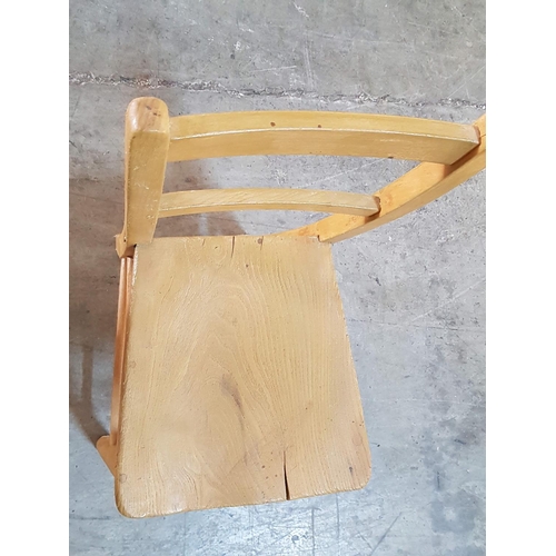 715 - Vintage Old Primary School Wooden Chair