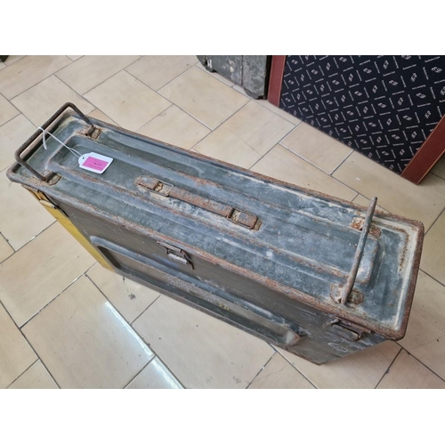 745 - Metal Military Artillery Box, (Approx. 60 x 16 x 40cm)