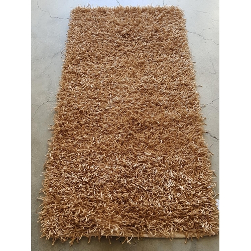 773 - Shag Pile Brown Rug (60 x 150cm)