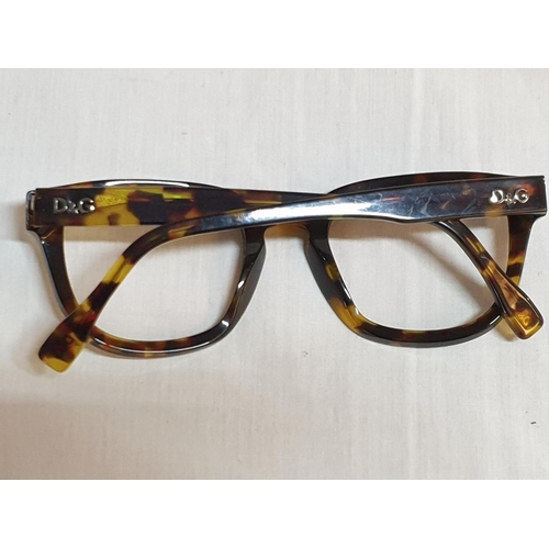 820 - Dolce & Gabbana 1166 Glasses, Prescription Lens Together with Extra Pair of Sunglasses Lens (Frame i... 