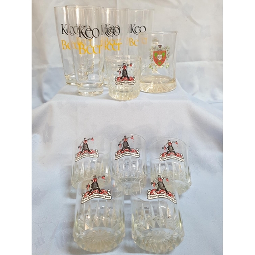 836 - Collection of Collectable Glasses inc; Keo Beer Stein Glass, Vintage 