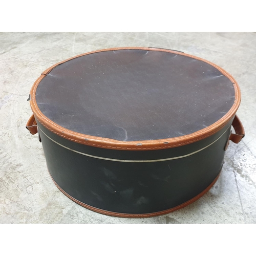 71 - Vintage Style Large Hat Box (Ø50cm), (A/F)