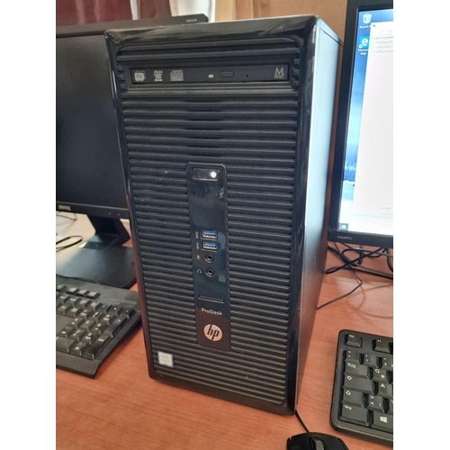 101 - Computer Set; HP ProDesk 400 GS MT Tower, Core i3-6100 CPU, 3.7GHz, 8GB RAM, 250GB HD, Windows 10 Pr... 