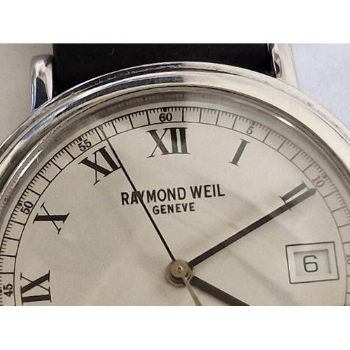 139 - Raymond Weil Stainless Steel Automatic Gent's Wristwatch with Skeleton Back, Model No 2834, Date, on... 