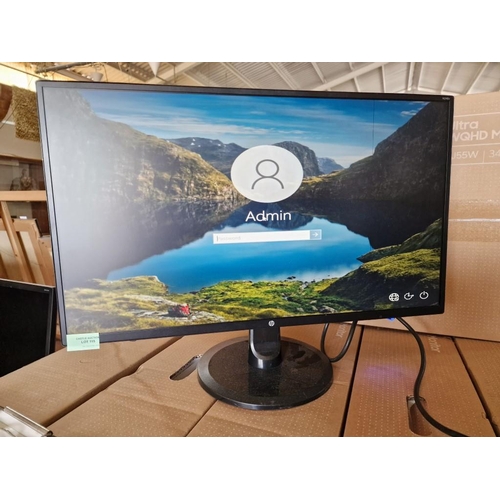 115 - HP 23.8'' Monitor, (Model: N246v), Apr 2018, * Basic Test & Working *