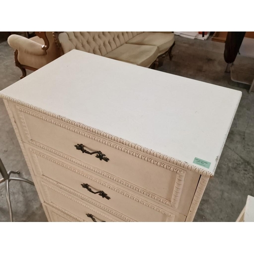 331 - French Country Style 3-Drawer Unit over Drop Down Front Storage with Turned Legs, (Approx. 70 x 40 x... 