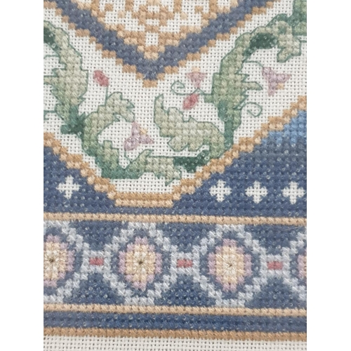 828 - Ornate Mythical Themed Embroidered Sampler