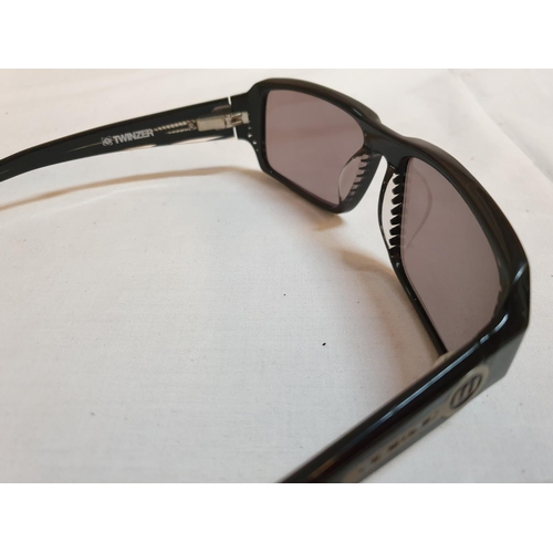 832 - Animal Black Men's Sunglasses Dark Lenses Twinzer Model