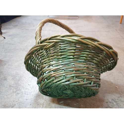 834 - Collection of 3 x Wicker Woven Cain Bowls/ Basket