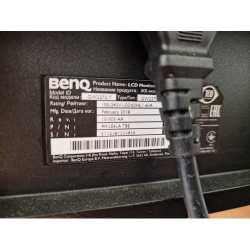 202 - BENQ 21.5'' Monitor * Basic Test and Working *