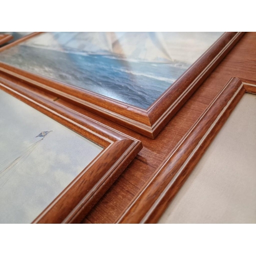 320 - Collection of 10 x Framed Boat &/or Ship Signed Prints, (Approx. 49 x 40cm), (10)