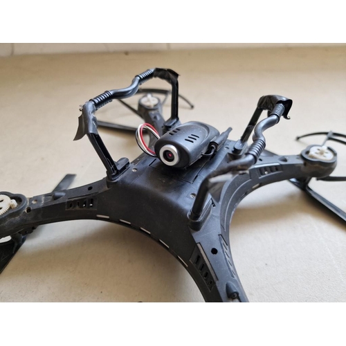 323 - X4-Flye Drone with HeliCam Remote Control, (Untested)