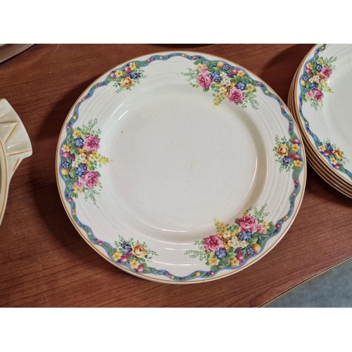 135 - Large Collection of Vintage Crown Ducal Porcelain Tableware / Dinner Service (Reg'd No. 784158), Inc... 