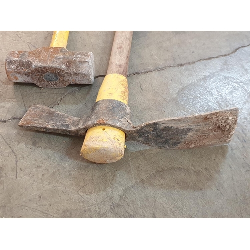 222 - Heavy Duty Tools; Pickaxe and Sledge Hammer