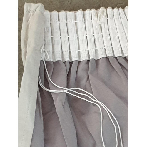 273 - Pair of Light Colour Black Out Curtains (260 - 120 x 240cm each)