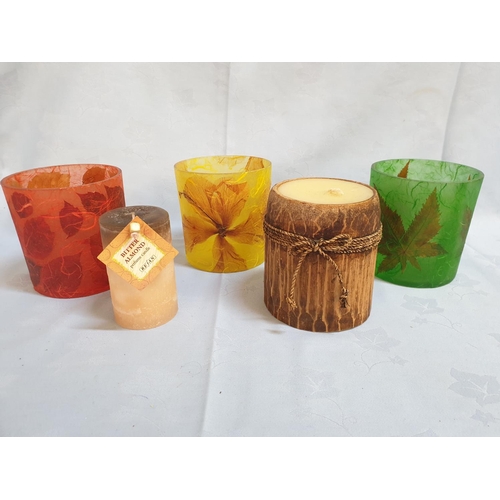 284 - Candle and Candle Holder (3)