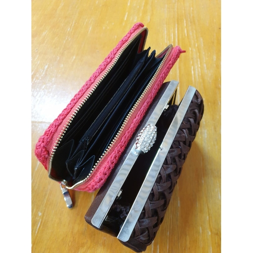 322 - Large Collection of Assorted Handbags inc; Evening, Shoulder Bag etc Wallets and Others (10pcs)