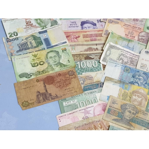 335 - Large Collection of Banknotes from Around the World (More than 50pcs)