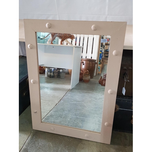 778 - Rectangular Retro Style Mirror (64 x 87cm)