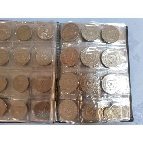 334 - Large Collection of Cyprus Coins, 1955 - 2002 (127pcs)